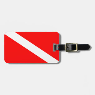 Diver Down Flag Luggage Tag