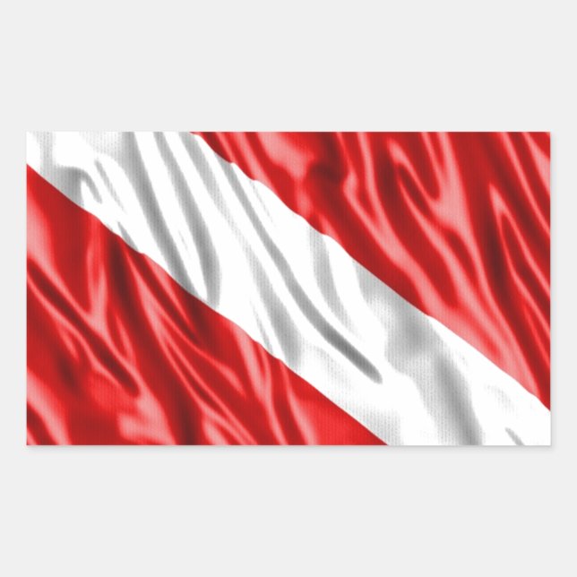 Diver Flag Sticker (Front)