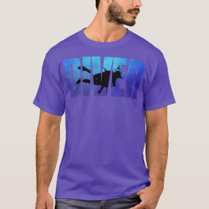 DIVER Love Scuba Reef Diving Snorkelling Vintage M T-Shirt