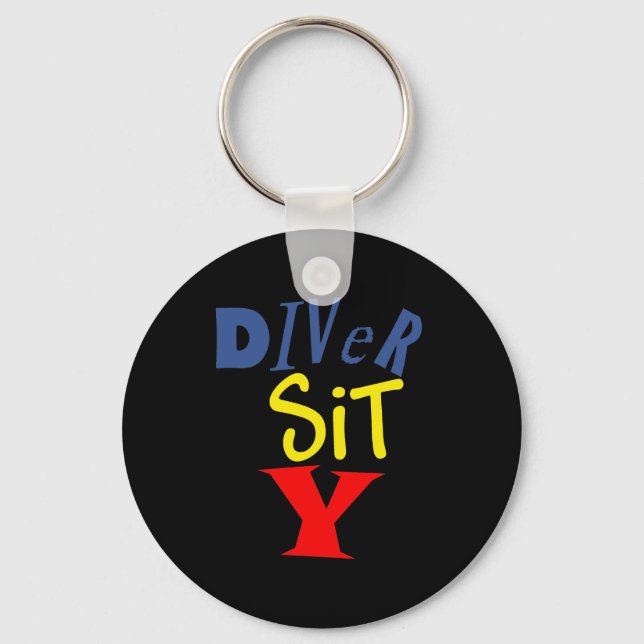 Diver Sit Y Keychain (Front)