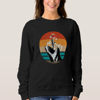 Diver Sport Hobby Diving Shark Retro Snorkel Sweatshirt