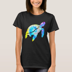 Diver Turtle Tie Dye Sea Turtle T-Shirt