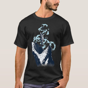Diver White Great Shark  Shark Diving  T-Shirt