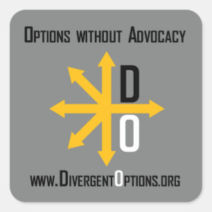 Divergent Options Sticker