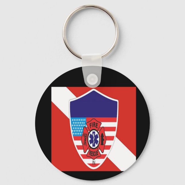 Divers Den Special Collection Keychain (Front)