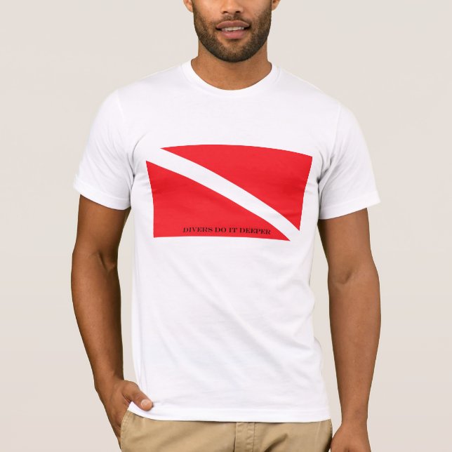 Divers Do It Deeper T-Shirt (Front)