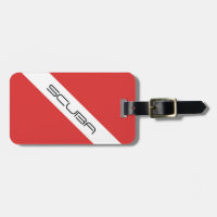 Divers Flag, Emblem Red White -Scuba Diving Symbol