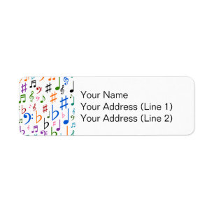 Divers notes musicales et symboles