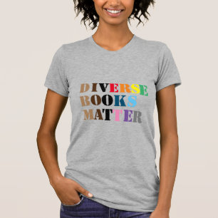 Diverse Books Matter Grey T-Shirt