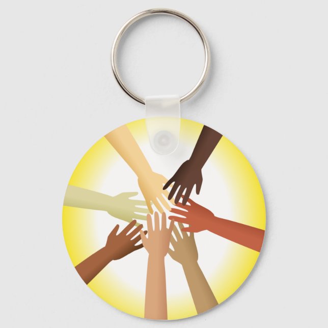 Diverse Hands Keychain (Front)