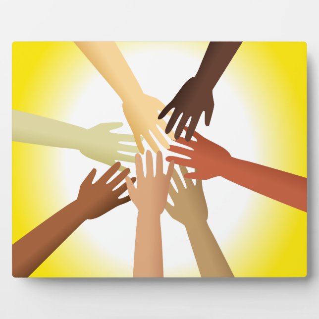 Diverse Hands Plaque (Front)