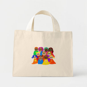 Diverse Kids Mini Tote Bag