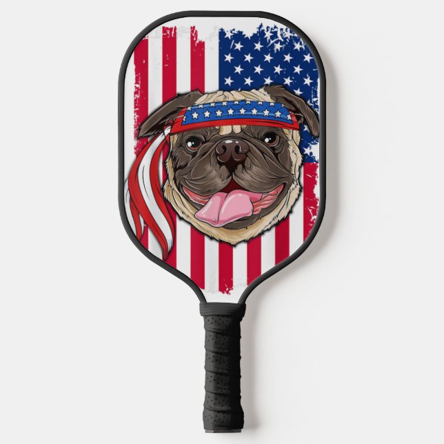 Diverse models, beautiful designs Big size dog Pickleball Paddle (Front)