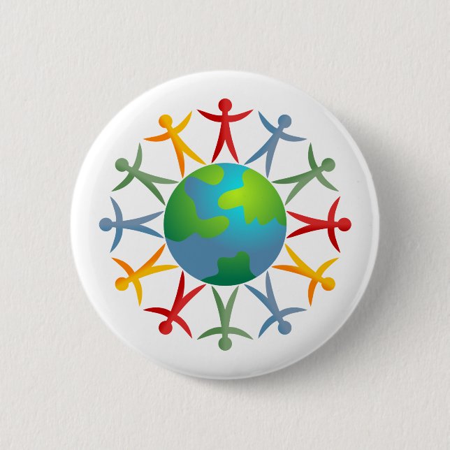 Diverse World 2 Inch Round Button (Front)