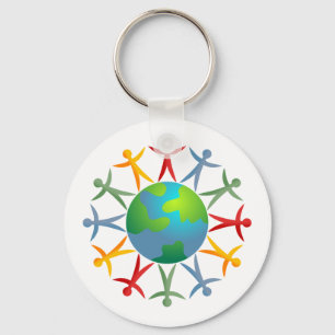 Diverse World Keychain