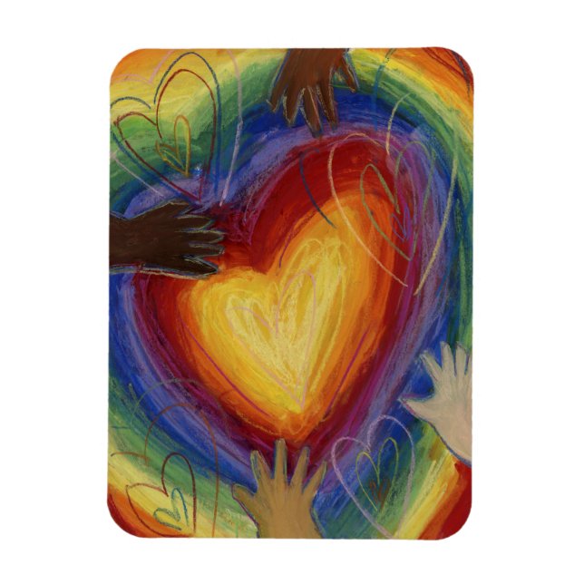 Diversité, équité et inclusion (DEI) Fridge Magnet (Vertical)