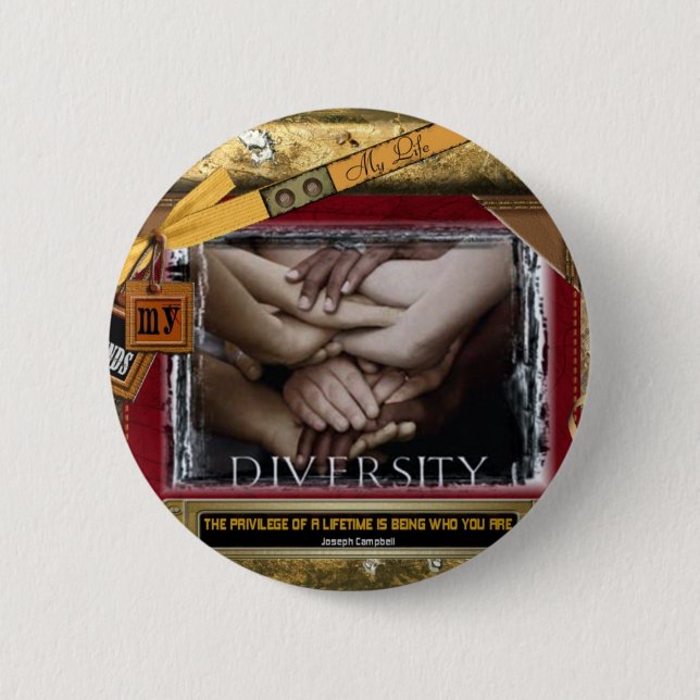 Diversity 2 Inch Round Button (Front)