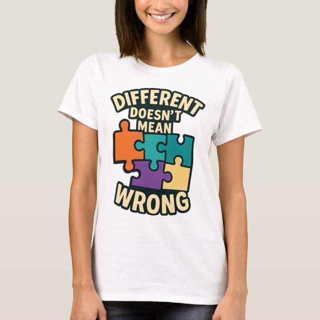 Diversity Acceptance T-Shirt – Embrace Uniqueness  (Front)