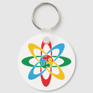 Diversity and Inclusion/Autism Awareness Keychain