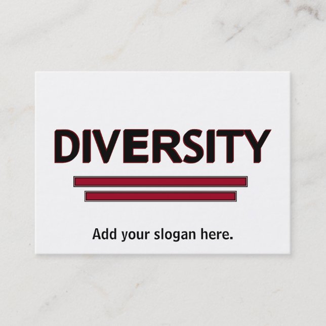 Diversity Business Card (Front)