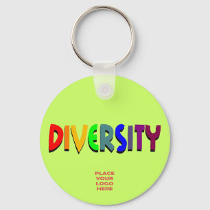 Diversity Custom Spring Green Keychain