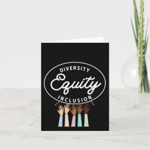 Diversity Equity And Inclusion Sticker Card