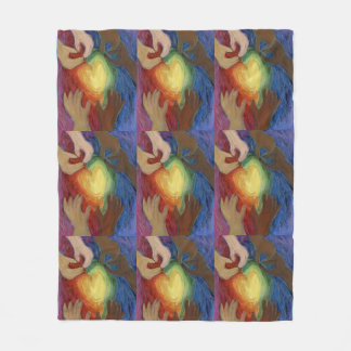 Diversity, Equity, Inclusion Fleece Throw Blanket