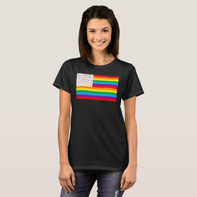 Diversity Flag T-Shirt (Front Full)