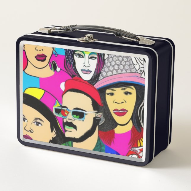 Diversity is Fun Metal Lunch Box (Front)