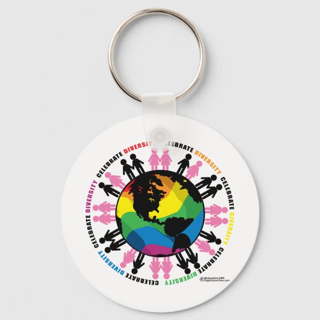 Diversity LGBT Keychain (Front)