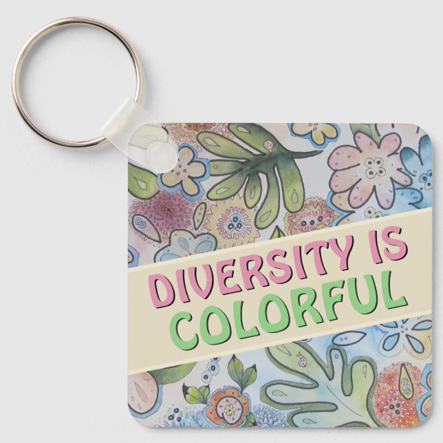 Diversity Matters Keychain (Front)