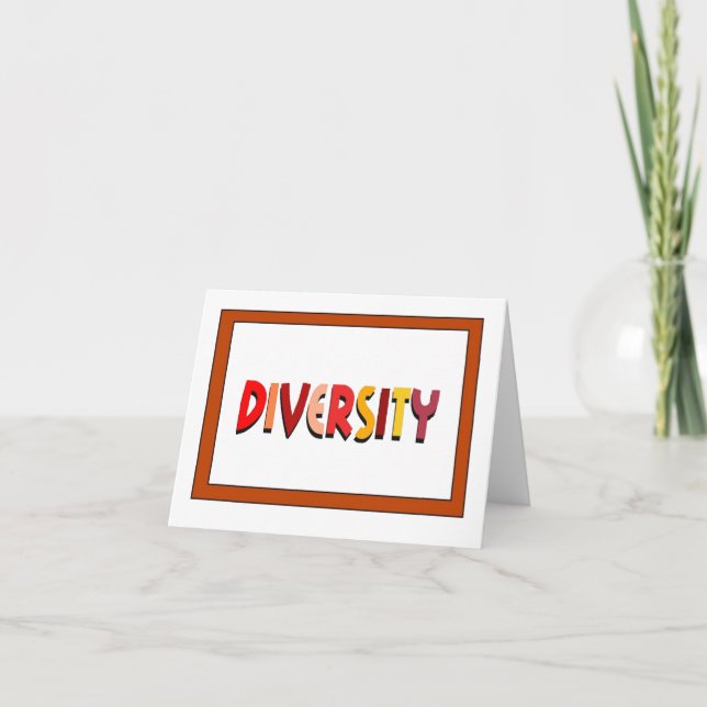 Diversity Note Card (Front)