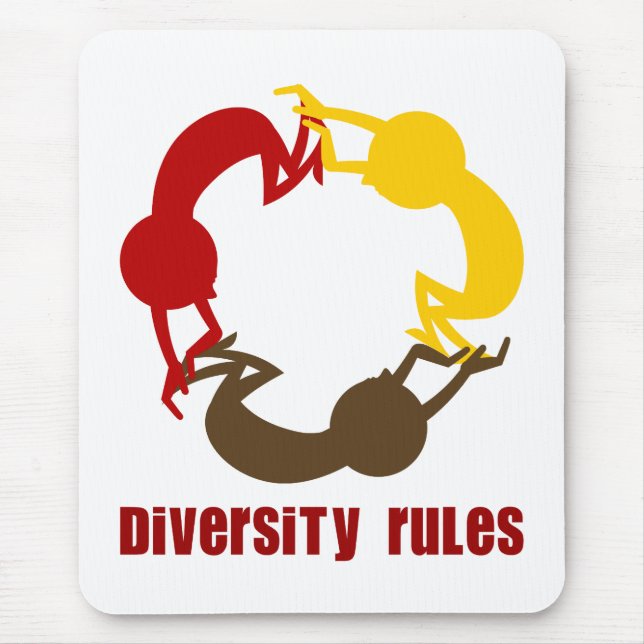 Diversity Rules Mousepad (Front)