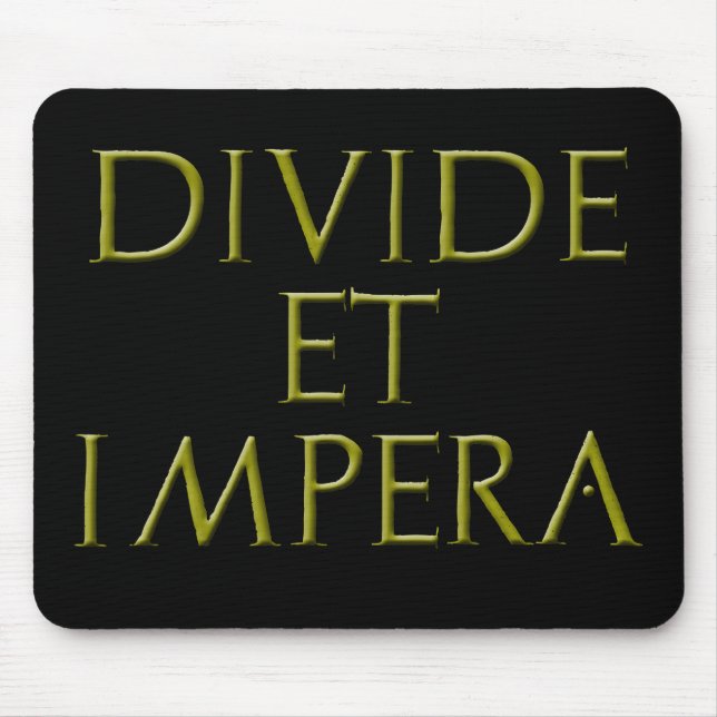 Divide Et Impera Mousepad (Front)