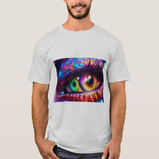 Divided Graphic Print Top