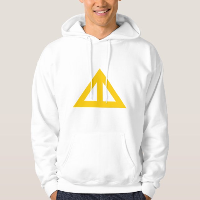 Divided Triangular Arrow Hoodie (Front)