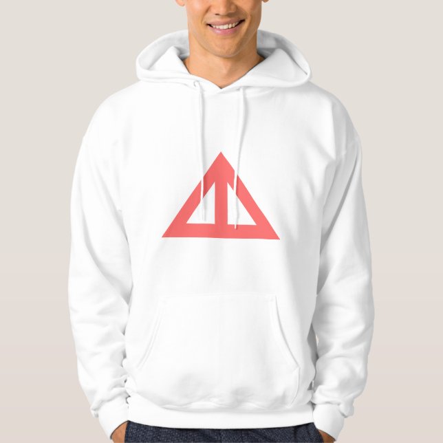 Divided Triangular Arrow Hoodie (Front)