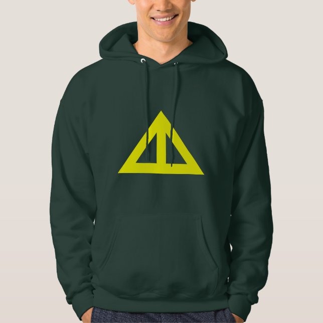 Divided Triangular Arrow Hoodie (Front)