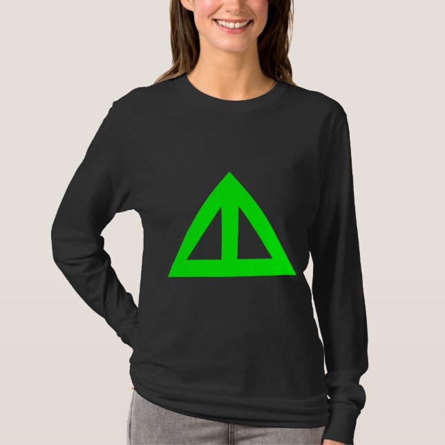 Divided Triangular Arrow T-Shirt (Front)