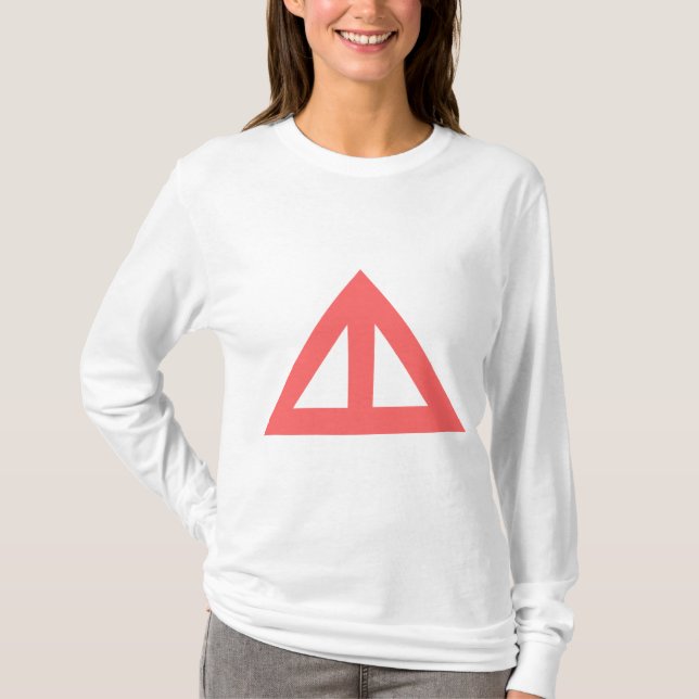 Divided Triangular Arrow T-Shirt (Front)