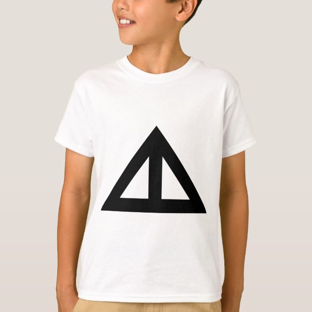 Divided Triangular Arrow T-Shirt (Front)