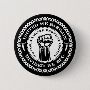 Divided We Beg 2 Inch Round Button