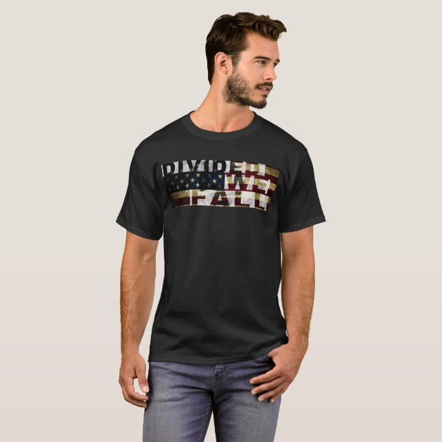 'Divided We Fall' Men's T-Shirt (Front Full)