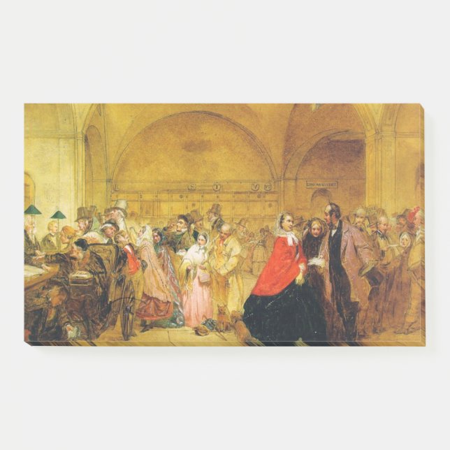 Dividend Day at the Bank of England (Stock Market) Post-it Notes (Front)