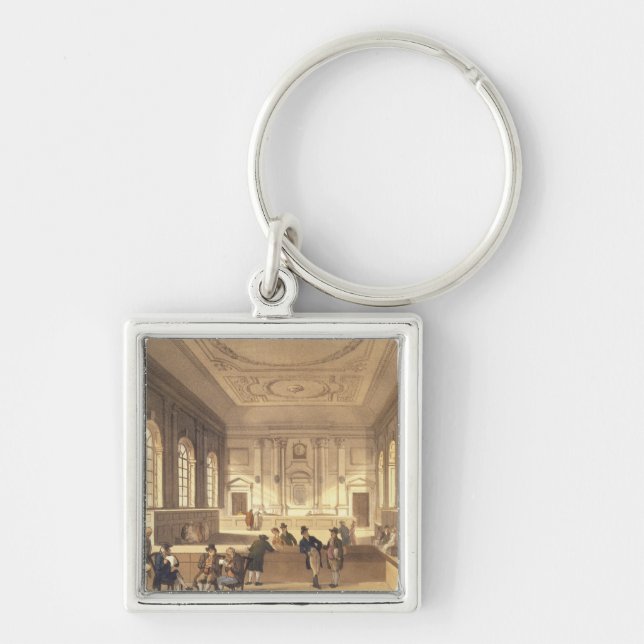 Dividend Hall at South Sea House Keychain (Front)