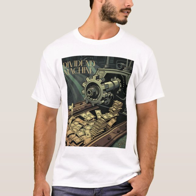 Dividend Machine – Passive Income Factory T-Shirt (Front)