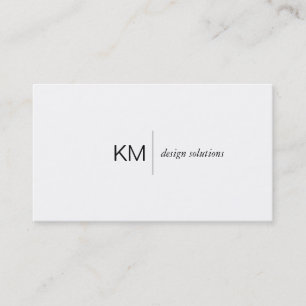 Divider Line with Black Tab Business Card
