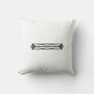 divider separator flourish throw pillow