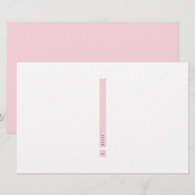 Dividing Bar Stationery (Front/Back)
