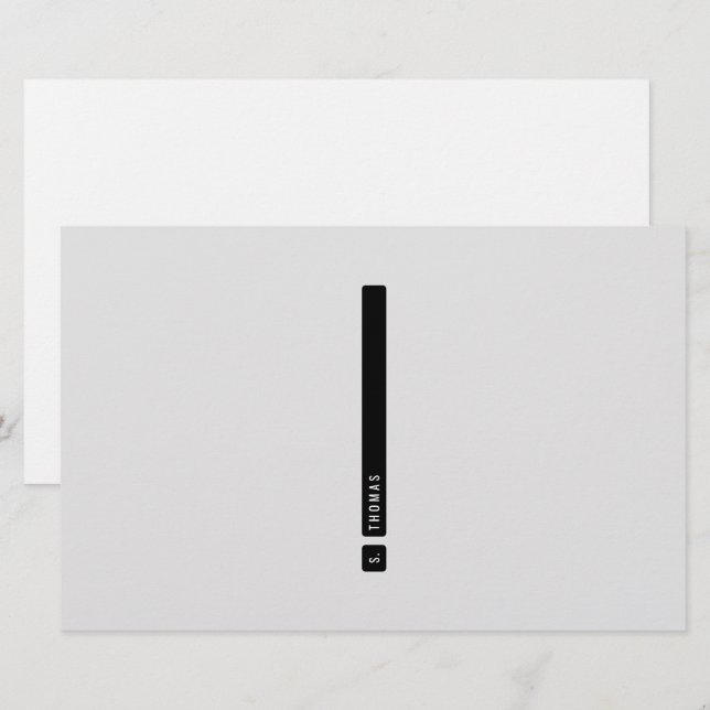 Dividing Bar Stationery (Front/Back)
